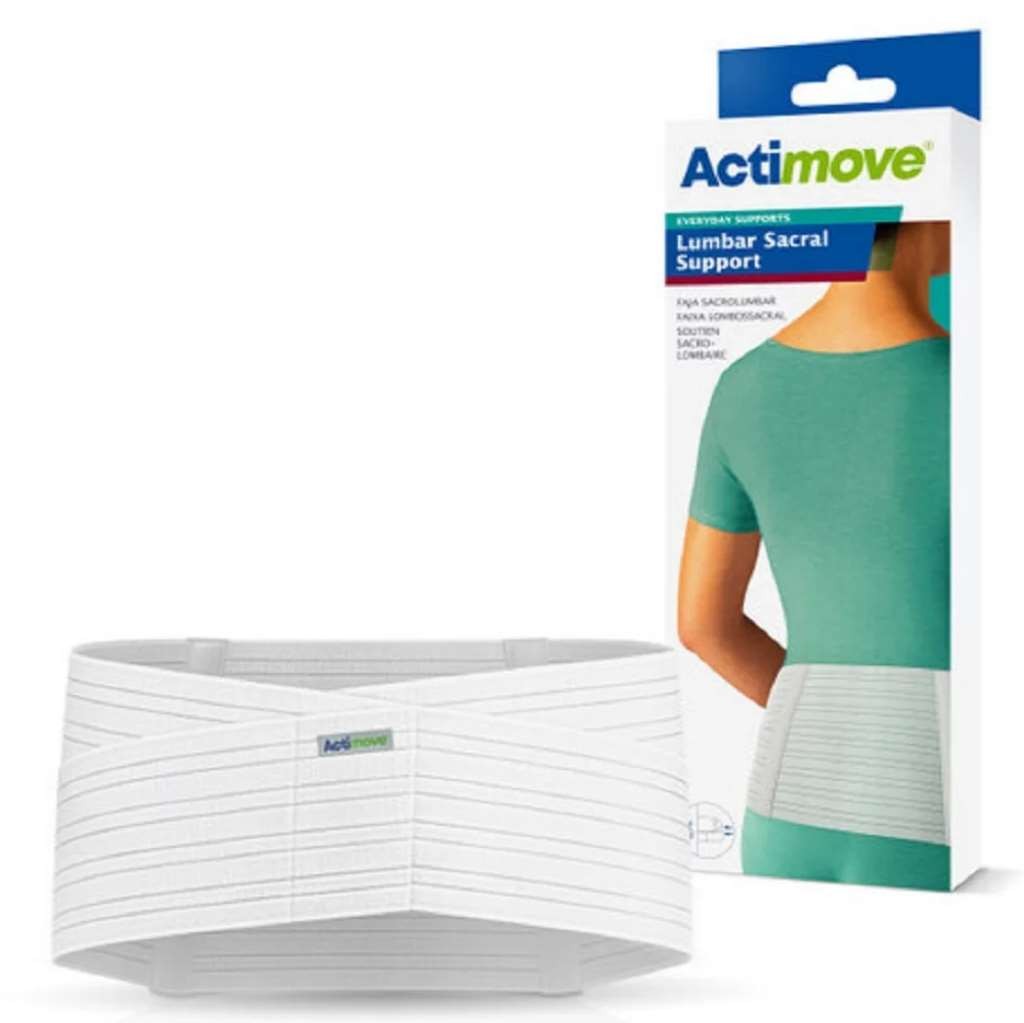 Actimove Lumbar Sacral Support 8in (White) X-Large (39-1/4" – 45-1/4")