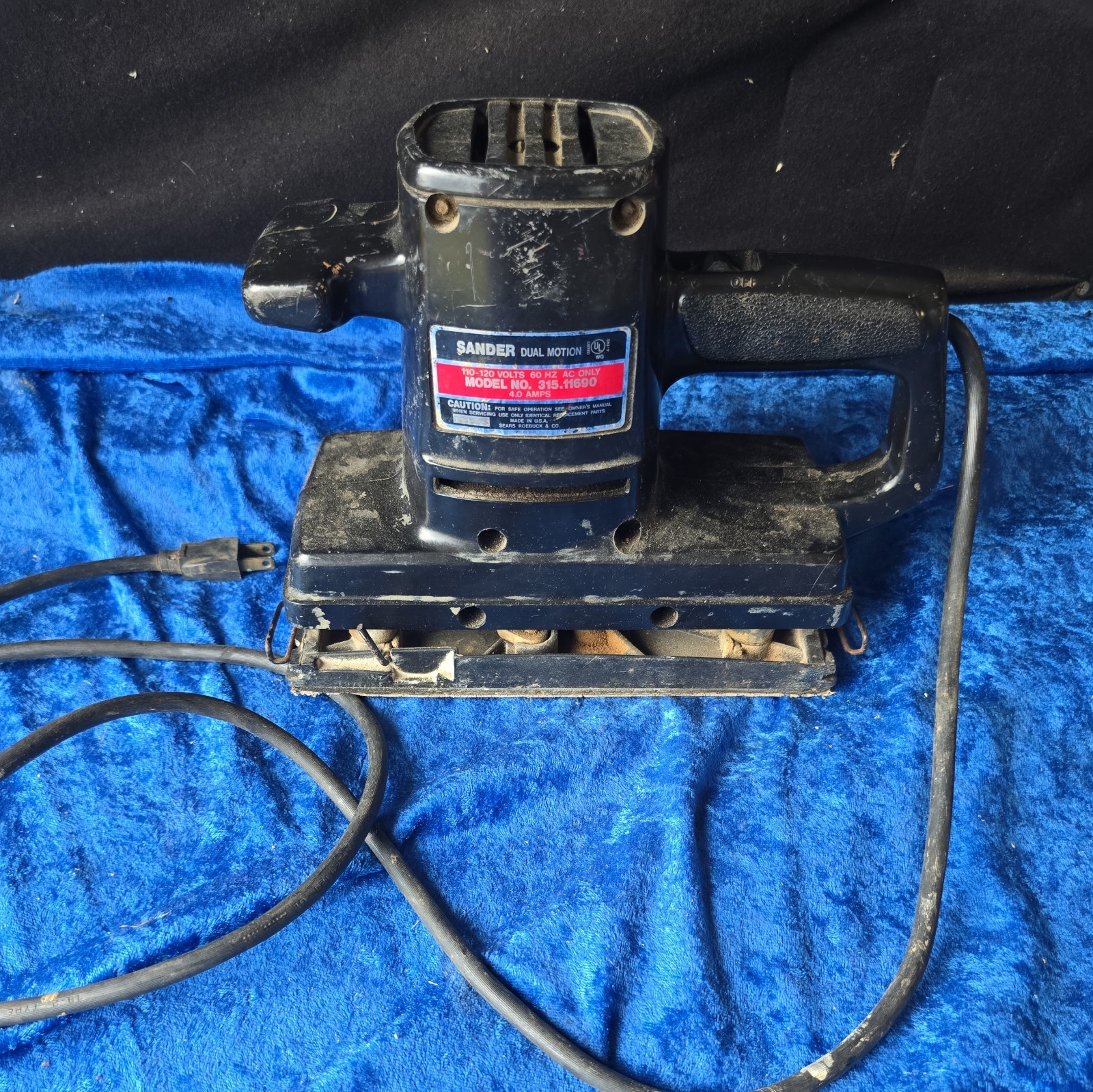 SEARS CRAFTSMAN 315.11690 Dual Motion Sander Very Good Read Note ⚡ Fast Shipping