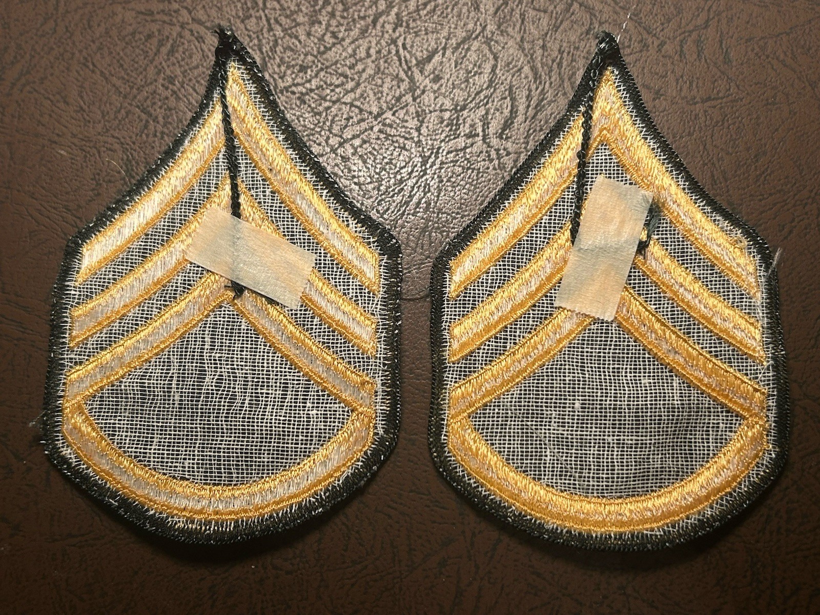 US Army Staff Sargent E-6 Rank Chevron Pair