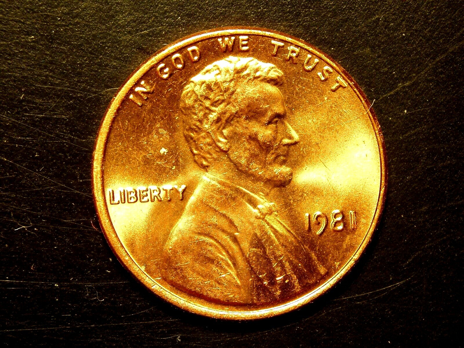 1981 ONE UNC LINCOLN MEMORIAL CENT #17