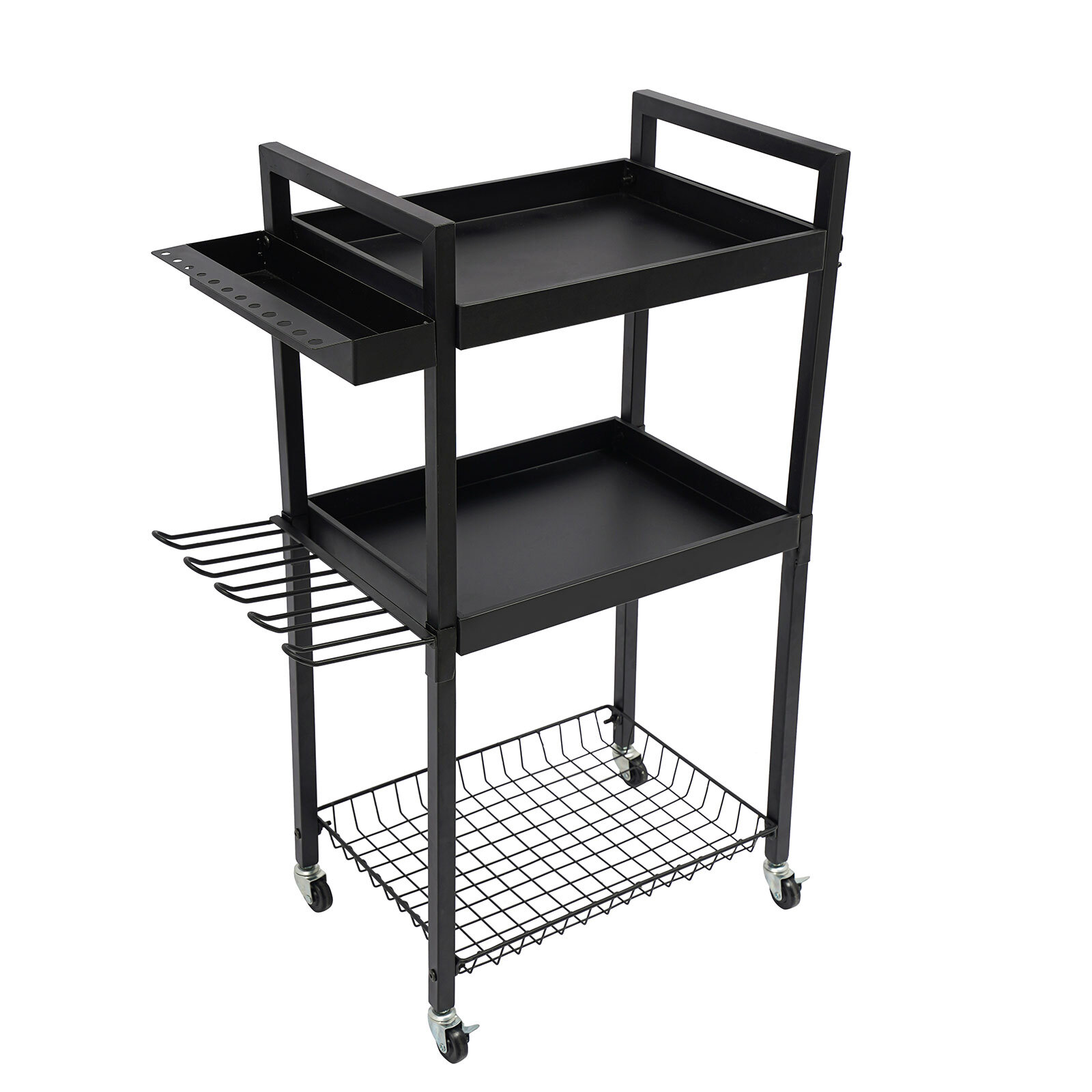 Power Tool Storage Cart Moveable, Tool Holder W/ Wheels For Tool Storage