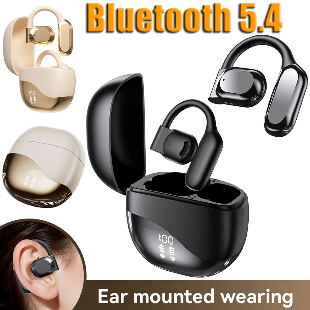 For iPhone 17 Pro Max 17e Air Wireless Earbuds Ear-hook Bluetooth 5.4 Headphones