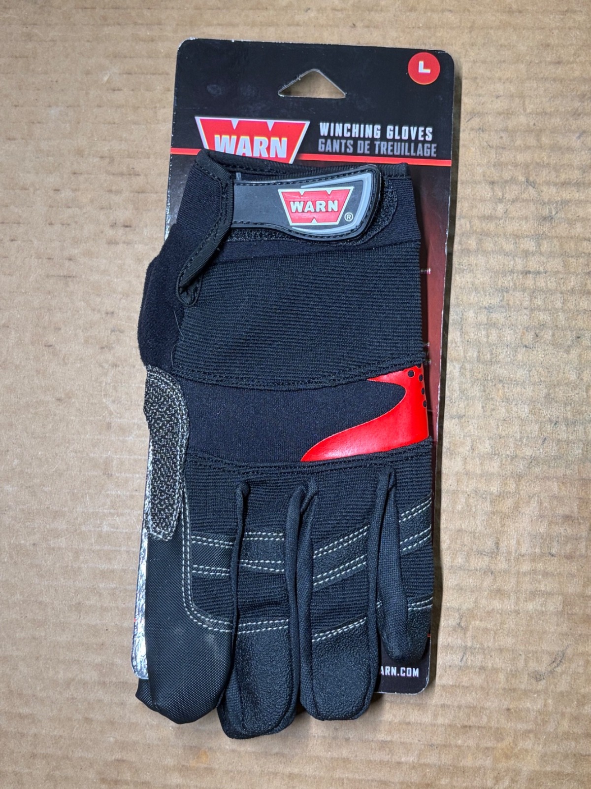 Warn Winching Gloves 91650 Size Large