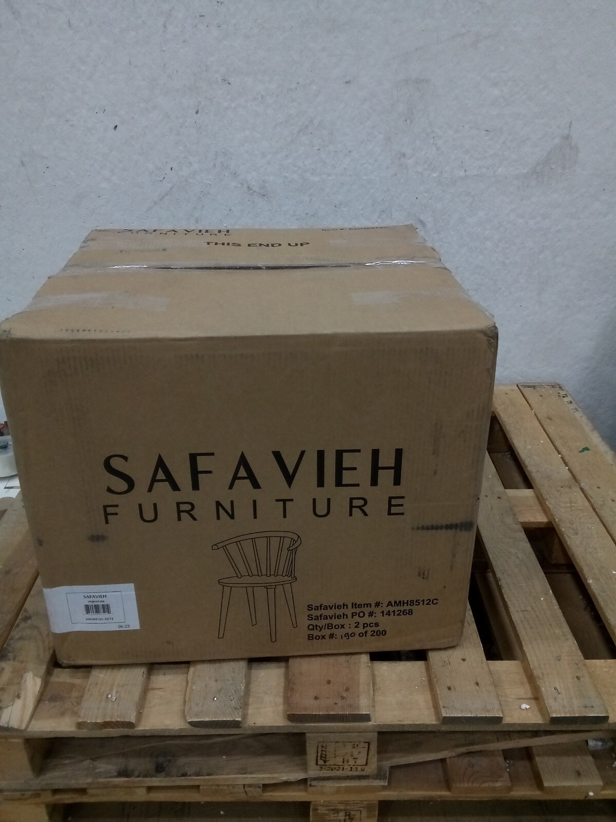 Safavieh BLANCHARD SIDE CHAIR, Reduced Price 2172724247 AMH8512C