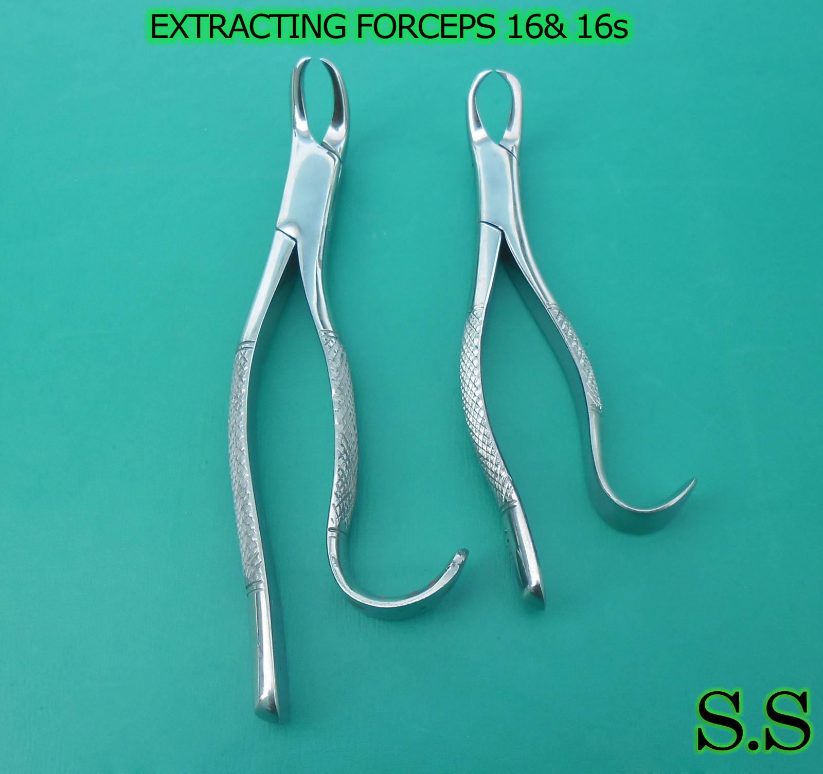 2 Surgical Forceps Dental Tooth Extracting #16 & 16S