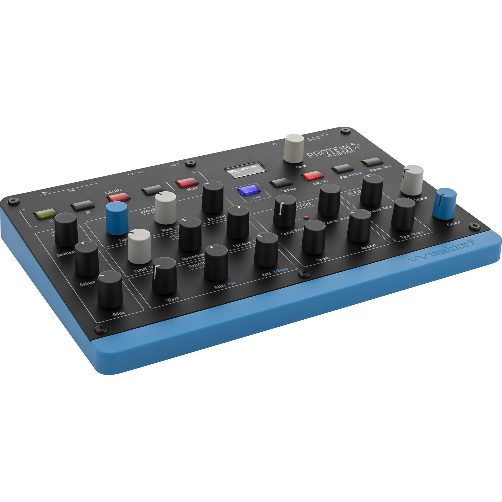 Waldorf Protein 8-Voice Desktop Wavetable Synthesizer
