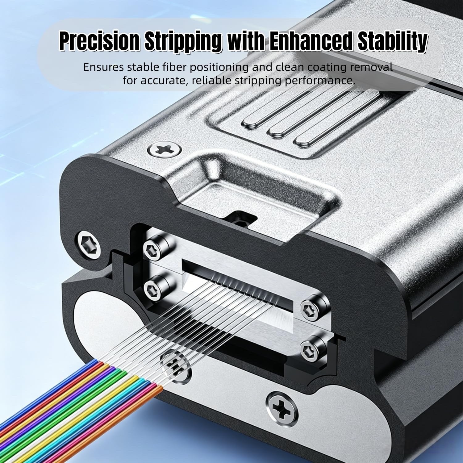 Fiber Optic Thermal Stripper – Multi-Fiber Ribbon Stripping Tool 8-Level Control