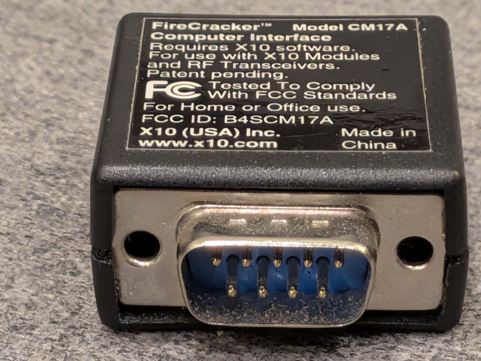 X-10 Powerhouse FireCracker Computer Interface Model CM17A BRAND NEW X10