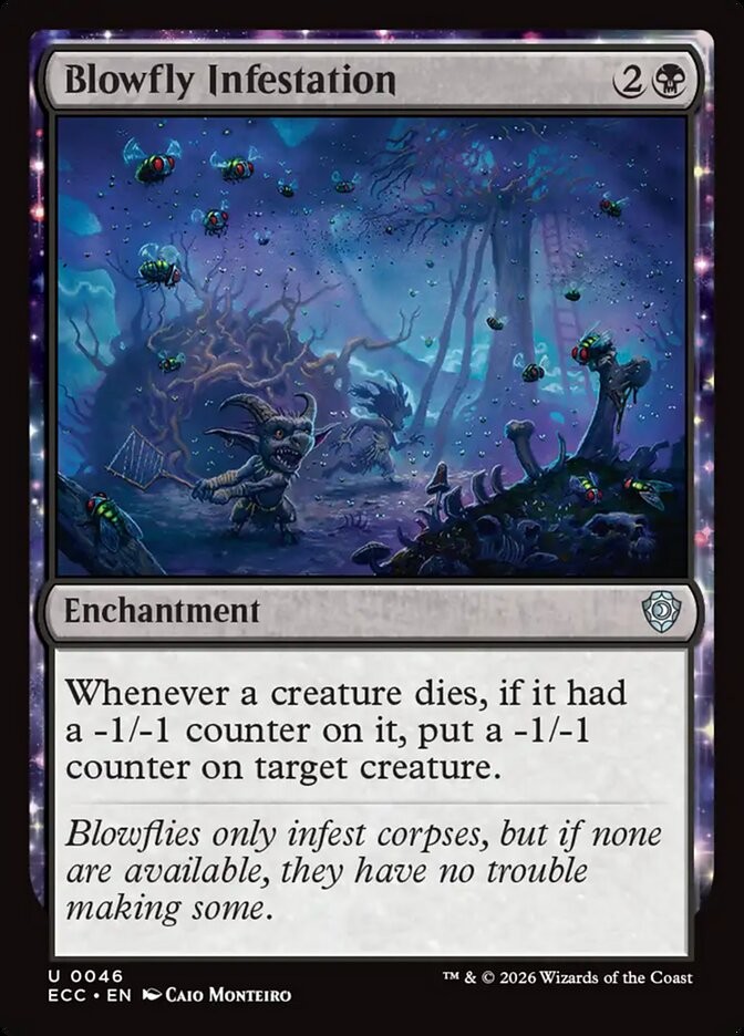 Blowfly Infestation 46 NM Lorwyn Eclipsed Commander MTG