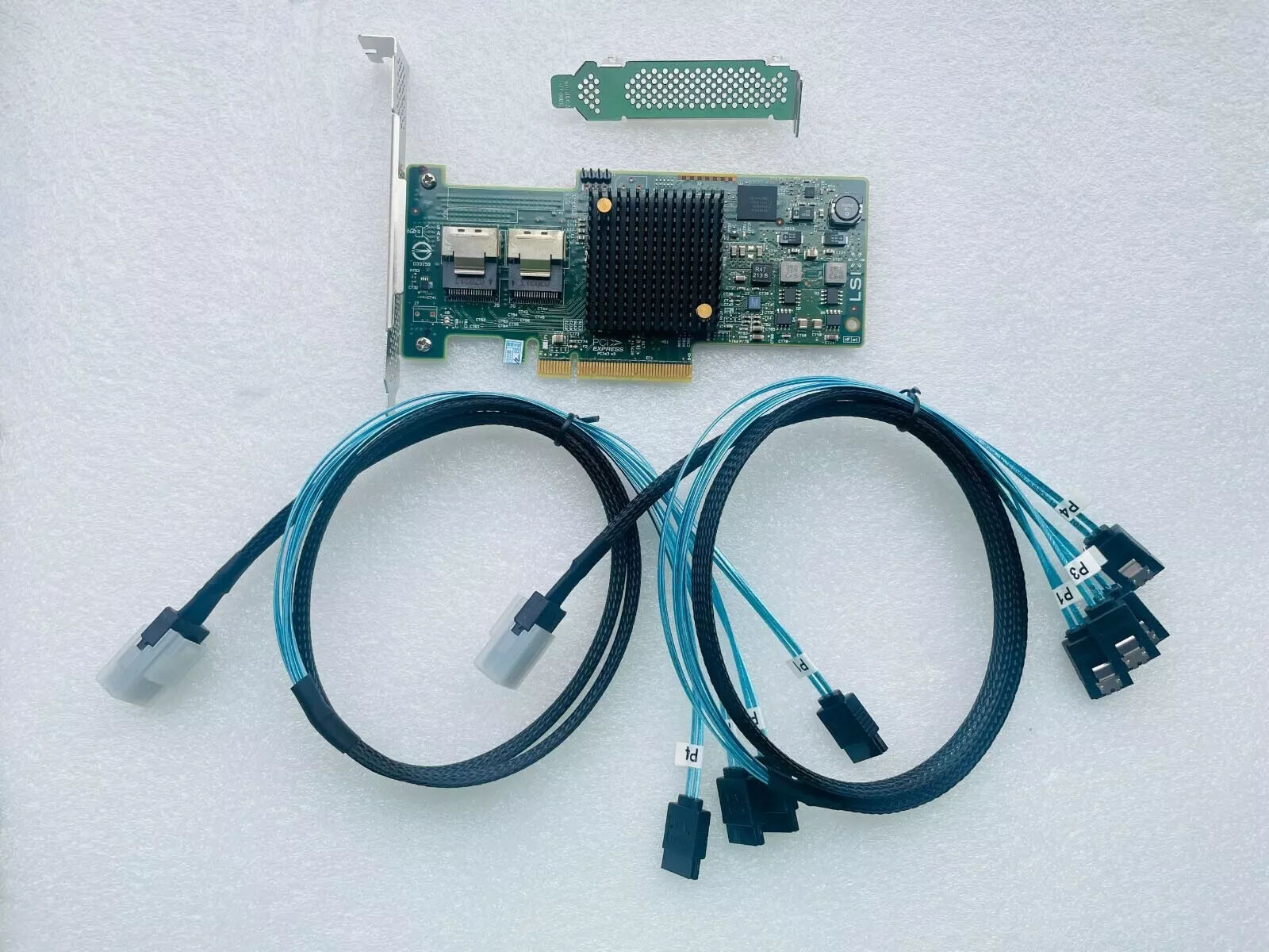 LSI 9208-8i 6G SAS SATA FW:P20 IT Mode ZFS FreeNAS unRAID 2* SFF-8087 SATA