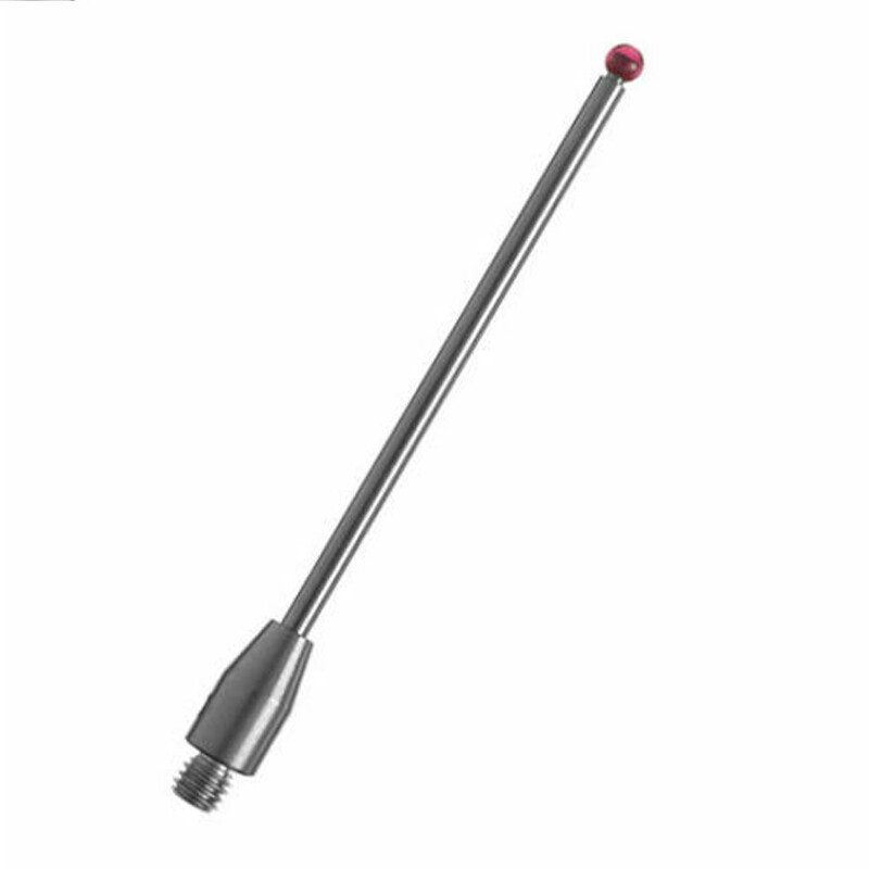 CMM Styli M3 Thread 2mm Ruby Ball Tips Tungsten Carbide Stem L40mm A-5003-0053