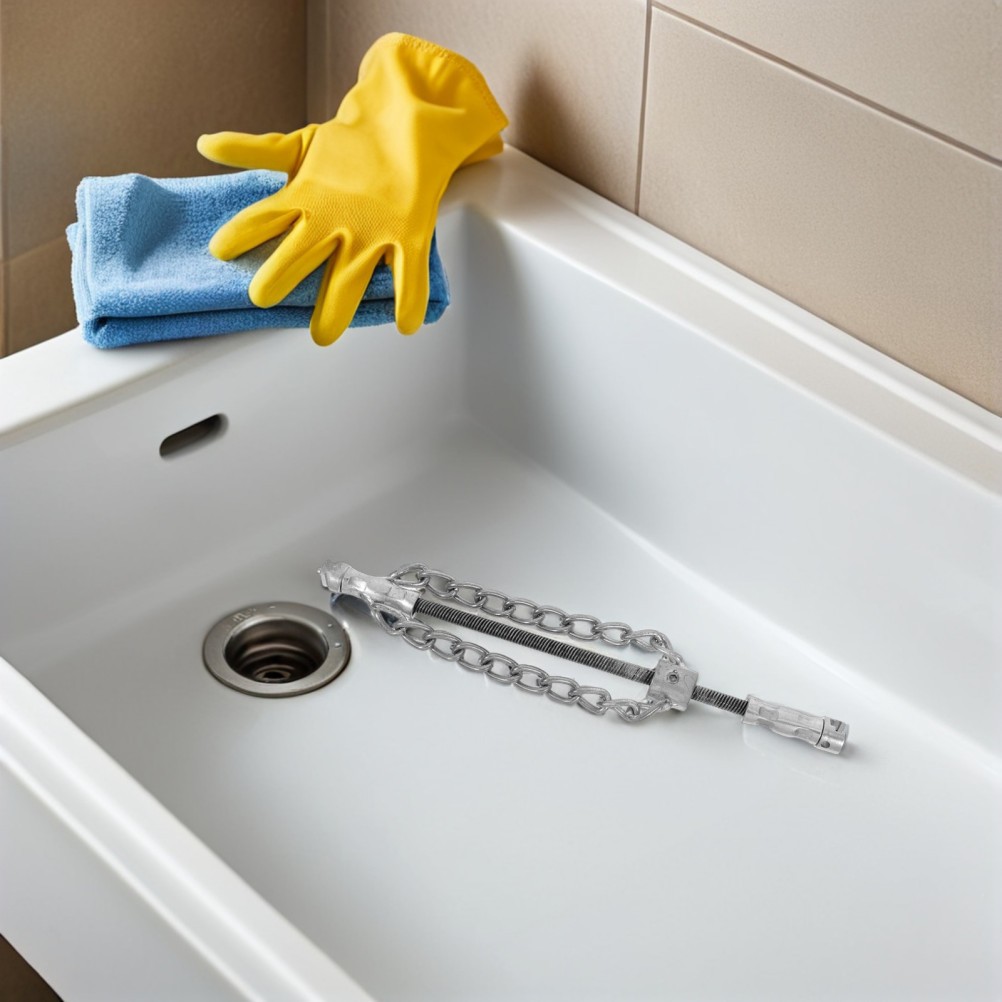 Sewer Cleaning Chain Blockage Clearing Tool Knocker Drain Cleaner