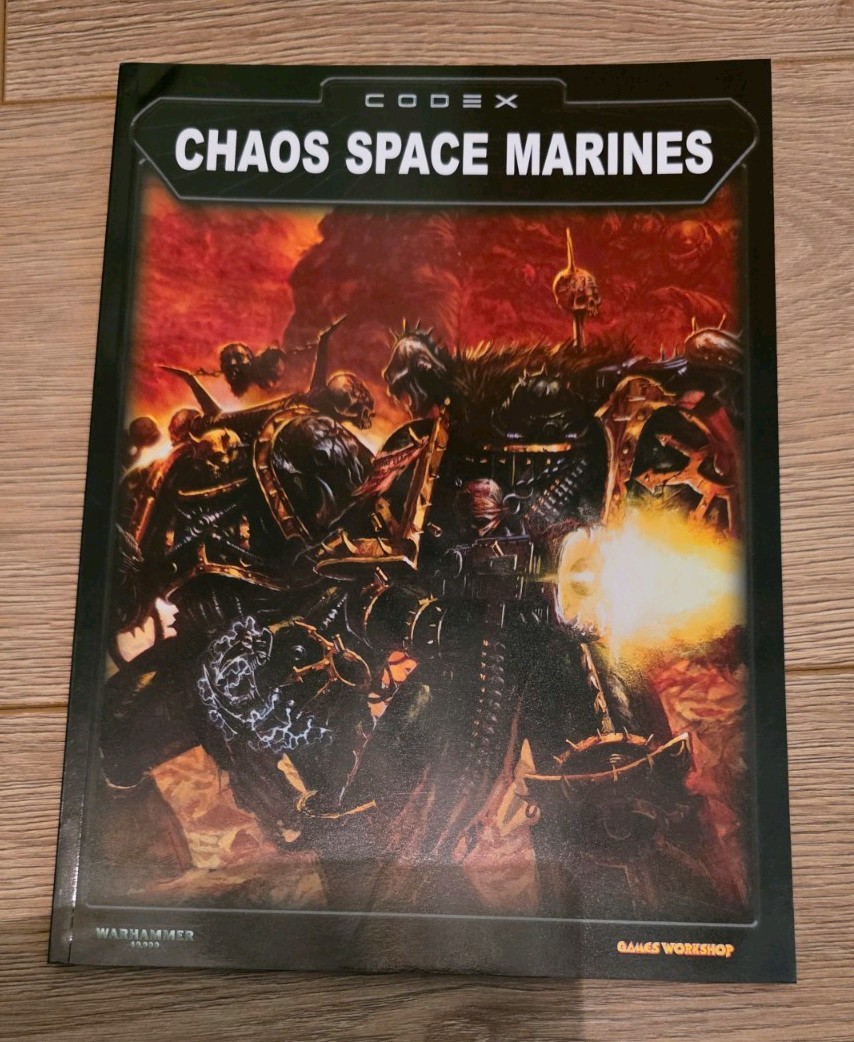 Warhammer 40,000 Codex Chaos Space Marines 2002 3rd Edition 2nd Games Workshop
