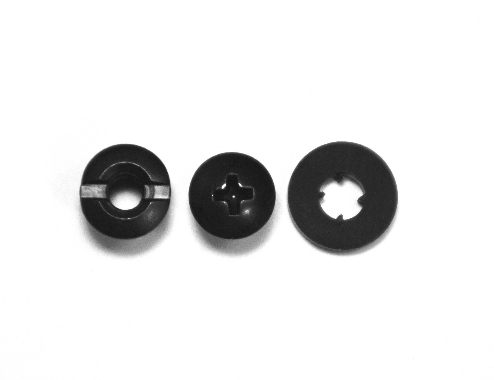 Black Chicago Screws, 48 Sets, 3/8" for DIY Kydex and Leather Gun Holsters/Clips