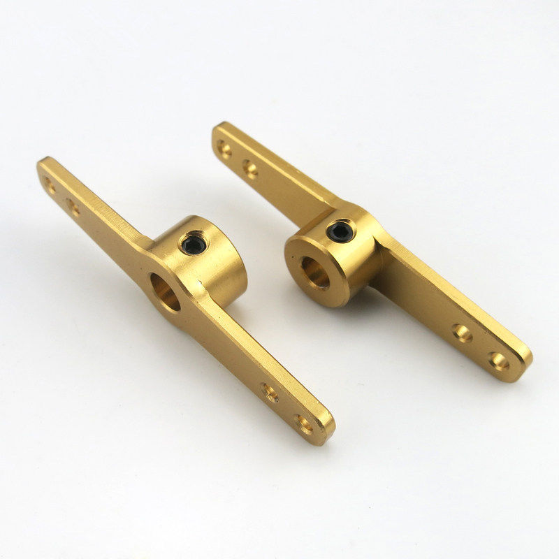 1PC Brass Two Way Servo Horn 4.1mm / 5.1mm for Servo RC Boat Car Airplane #1301