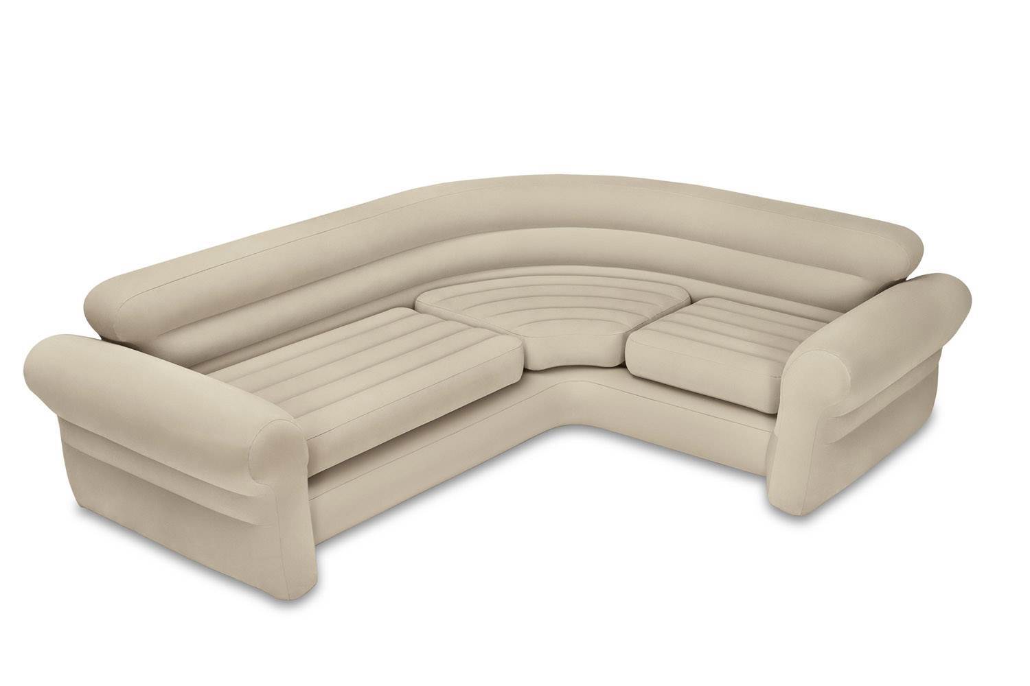 Intex Inflatable Corner Living Room Neutral Sectional Sofa | 68575EP - (Used)