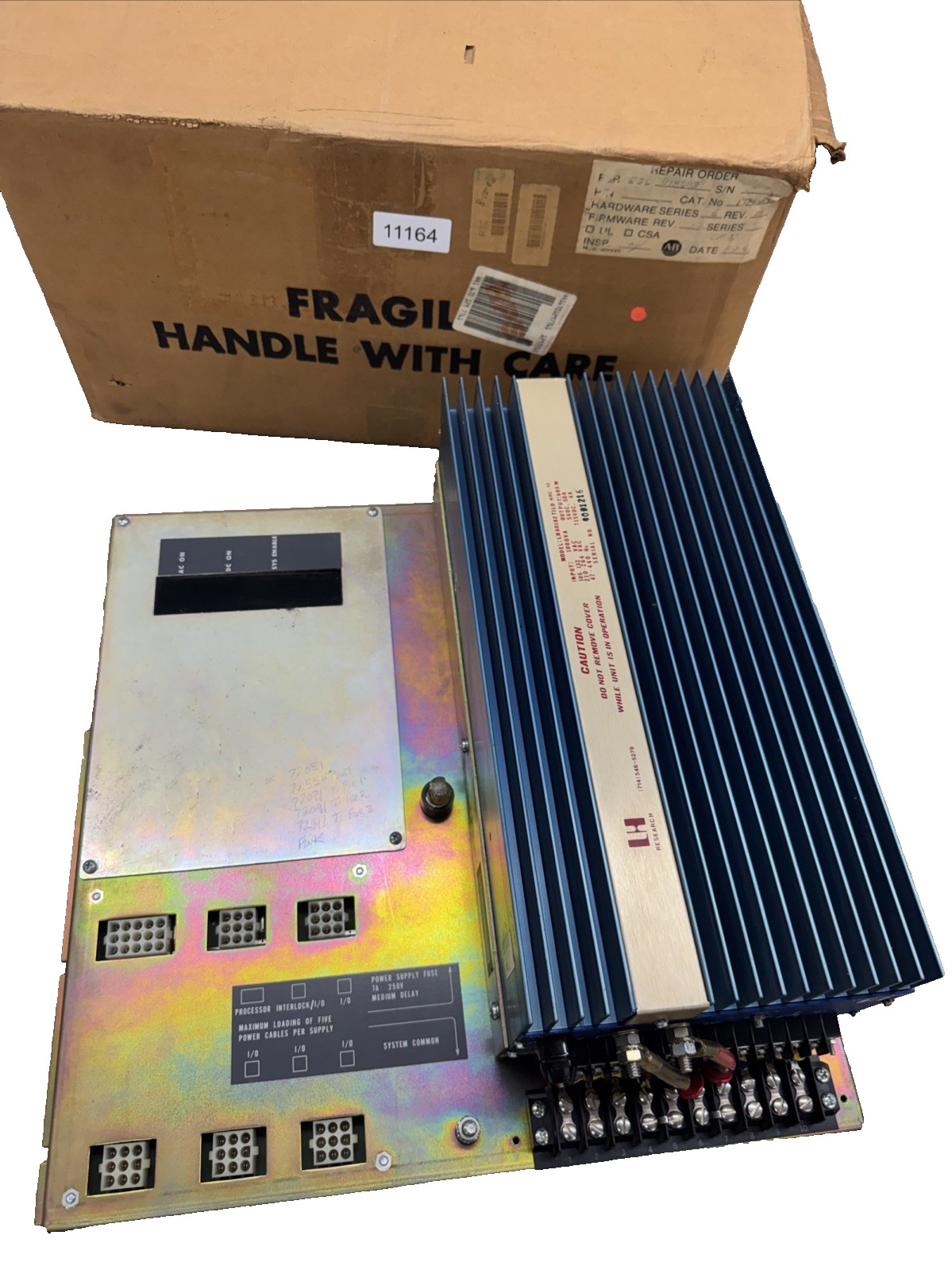 600W Allen Bradley 5V 50A Power Supply 635330 105-132V LH601812 NRC-10 Tilo