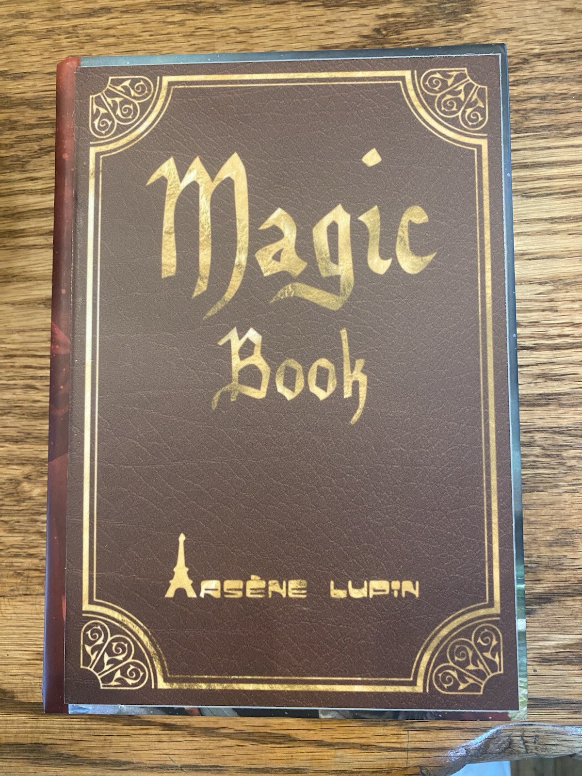 magic book Arsène Lupin "Flame Book" or "Burning Book," a magic prop USB Battery