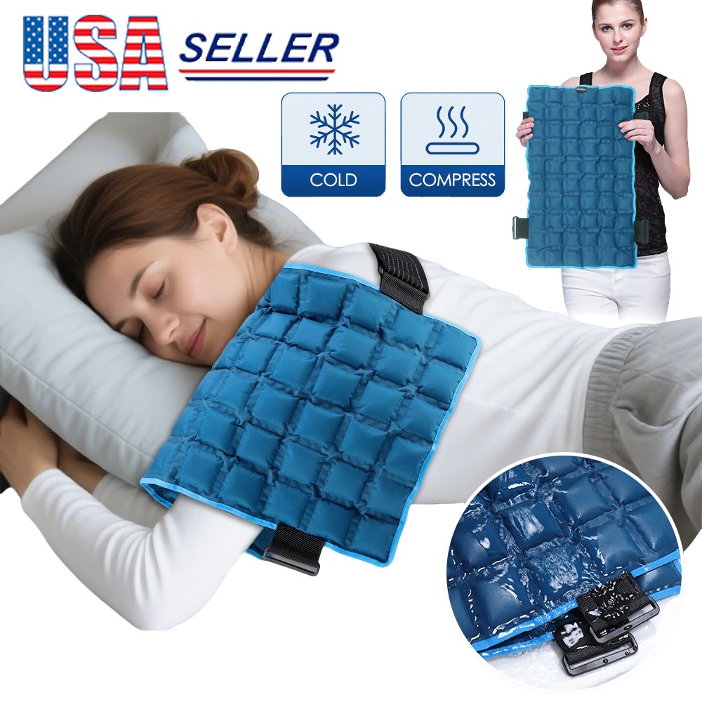 Large Cold Reusable Back Ice Packs for Injuries Reusable 13”x 22” Cold Pack Gift