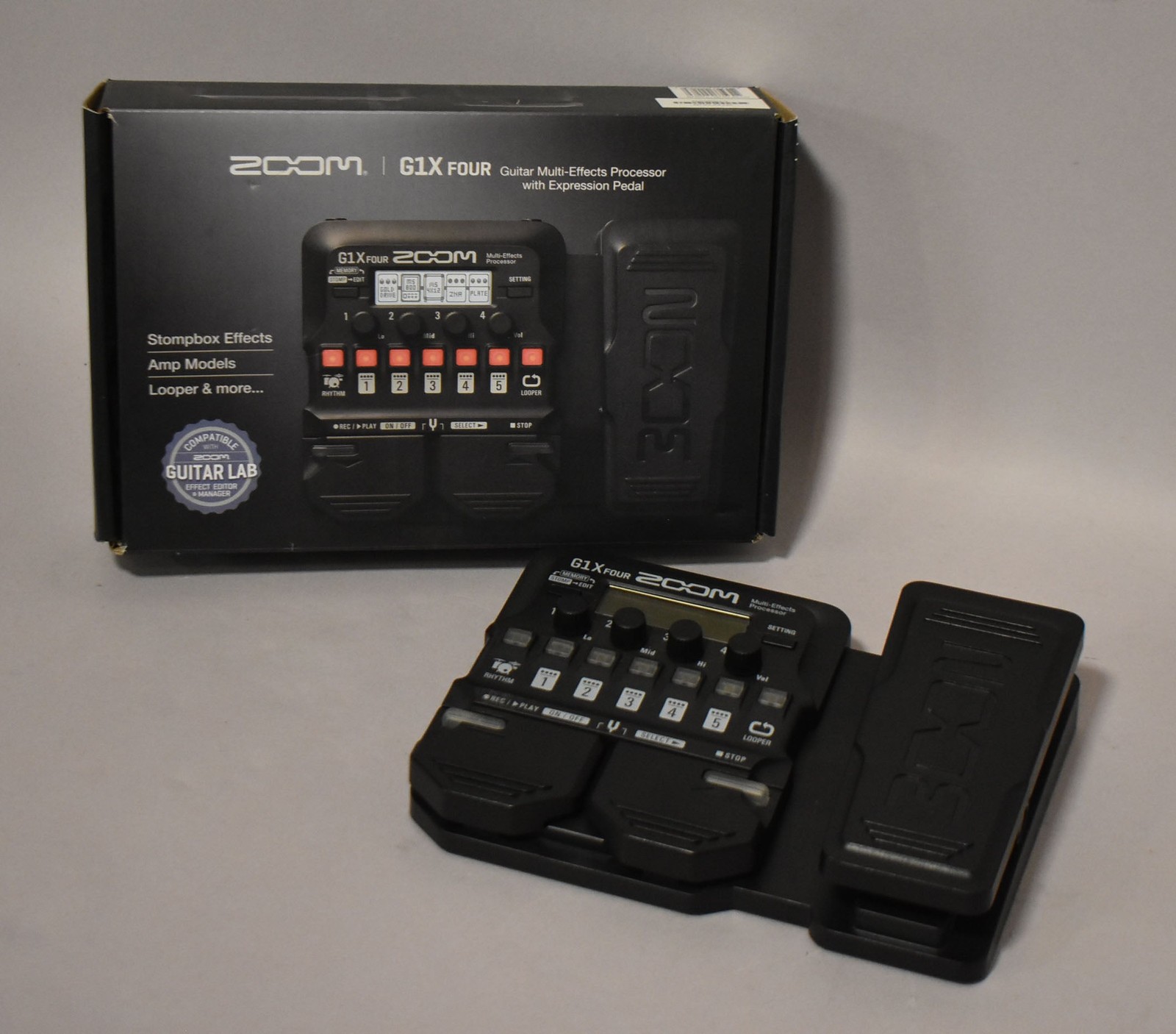 Zoom G1X Four Multi-Effects Processor Black w/BOX