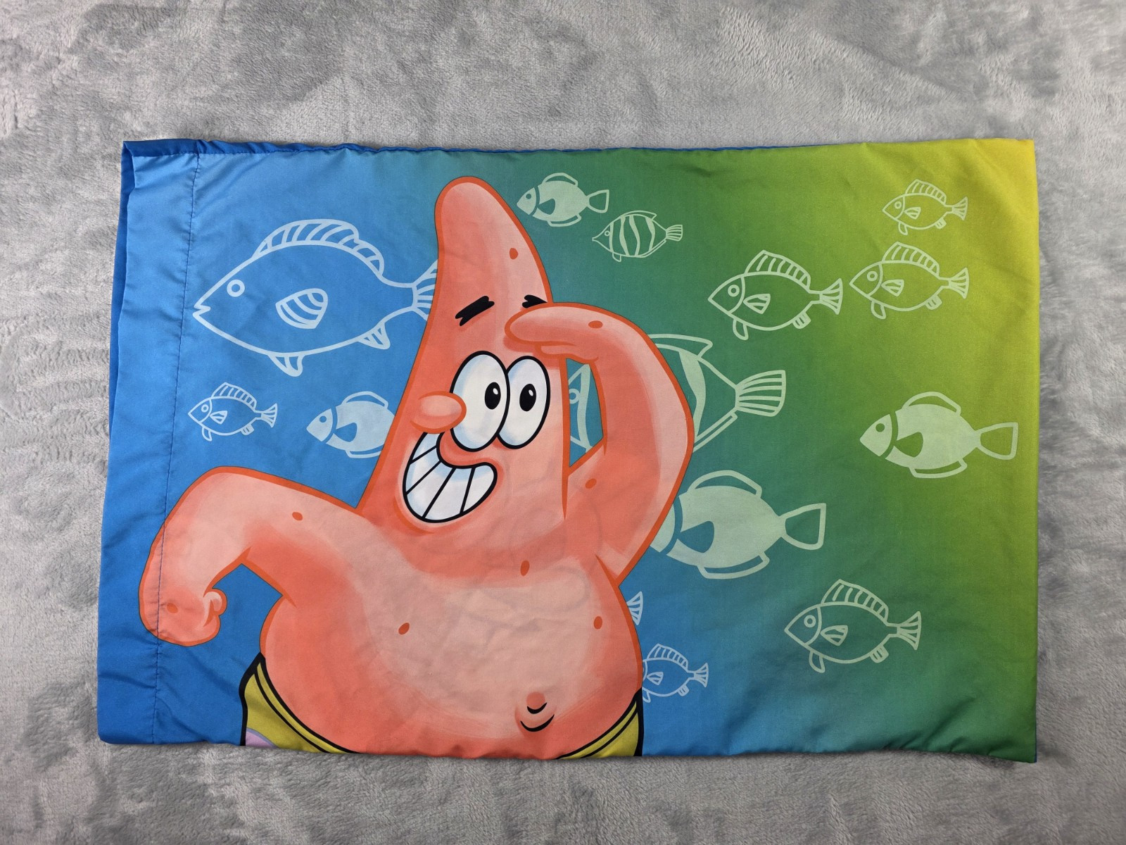 SpongeBob Squarepants Nickelodeon 2012 Pillow Case Standard Pillowcase Patrick