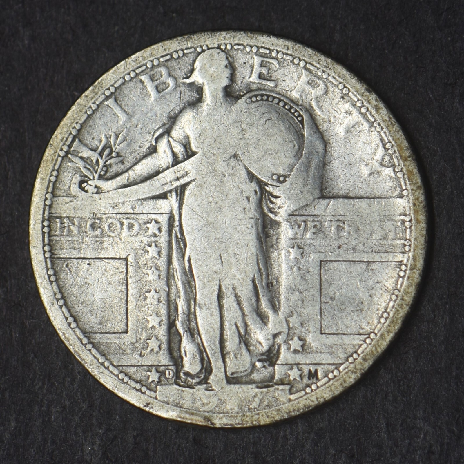 1917-D Type 1 Standing Liberty Quarter Dollar 25C - COINGIANTS -