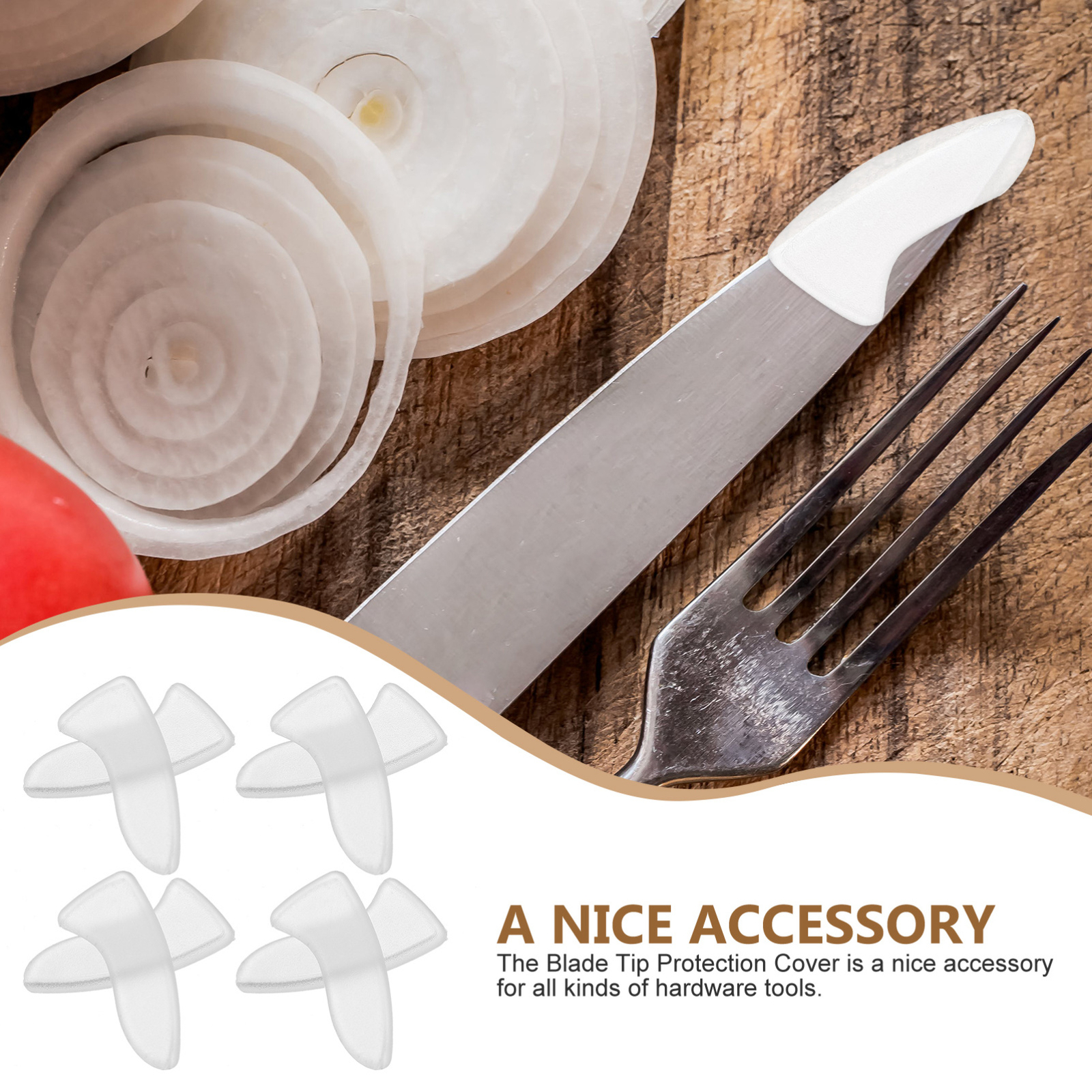 250 Pcs Blade Tip Protector Protecting Sleeves Knives Guards Set
