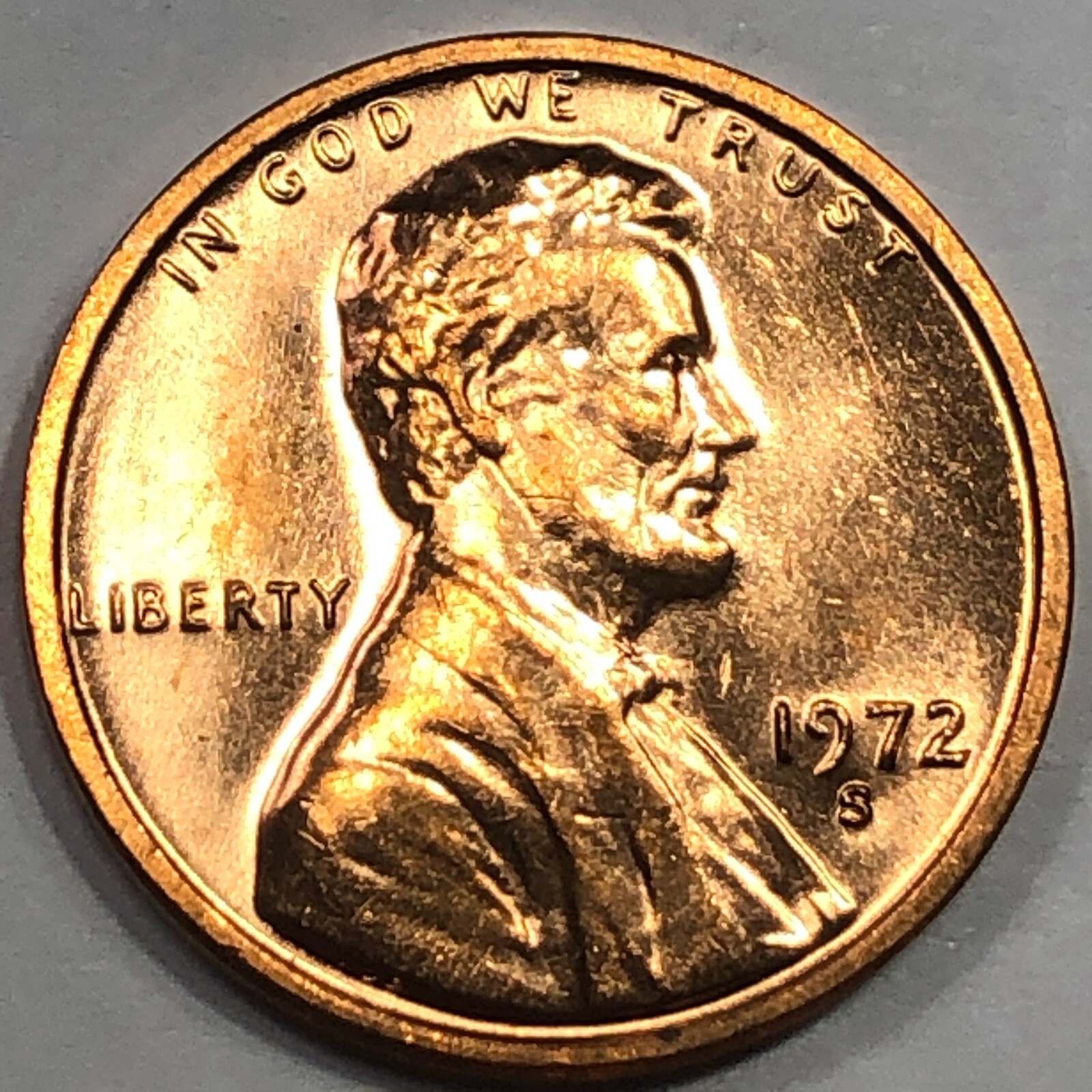 1972 -  PDS Lincoln Memorial Cent Set - Brilliant Uncirculated