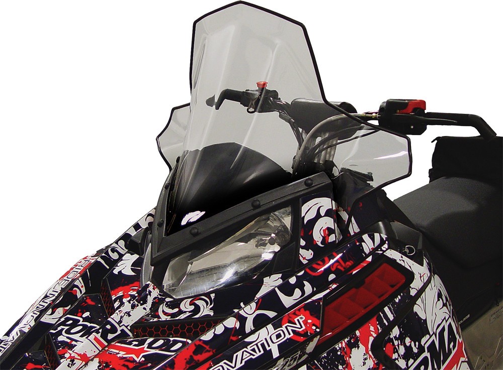 Powermadd 11830 Windshield 19in. Clear/Black Fade