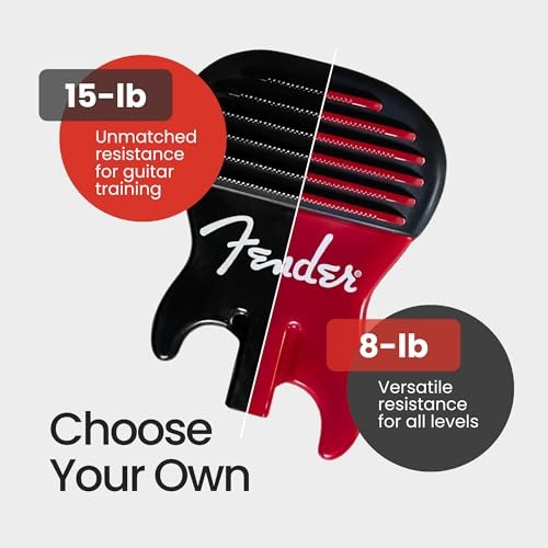 FENDER Callus Builder and Finger Strengthener Red 8 lbs – For Stringed