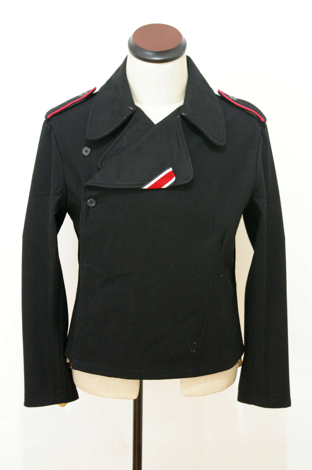 WWII German Elite panzer black wool wrap/jacket 3XL