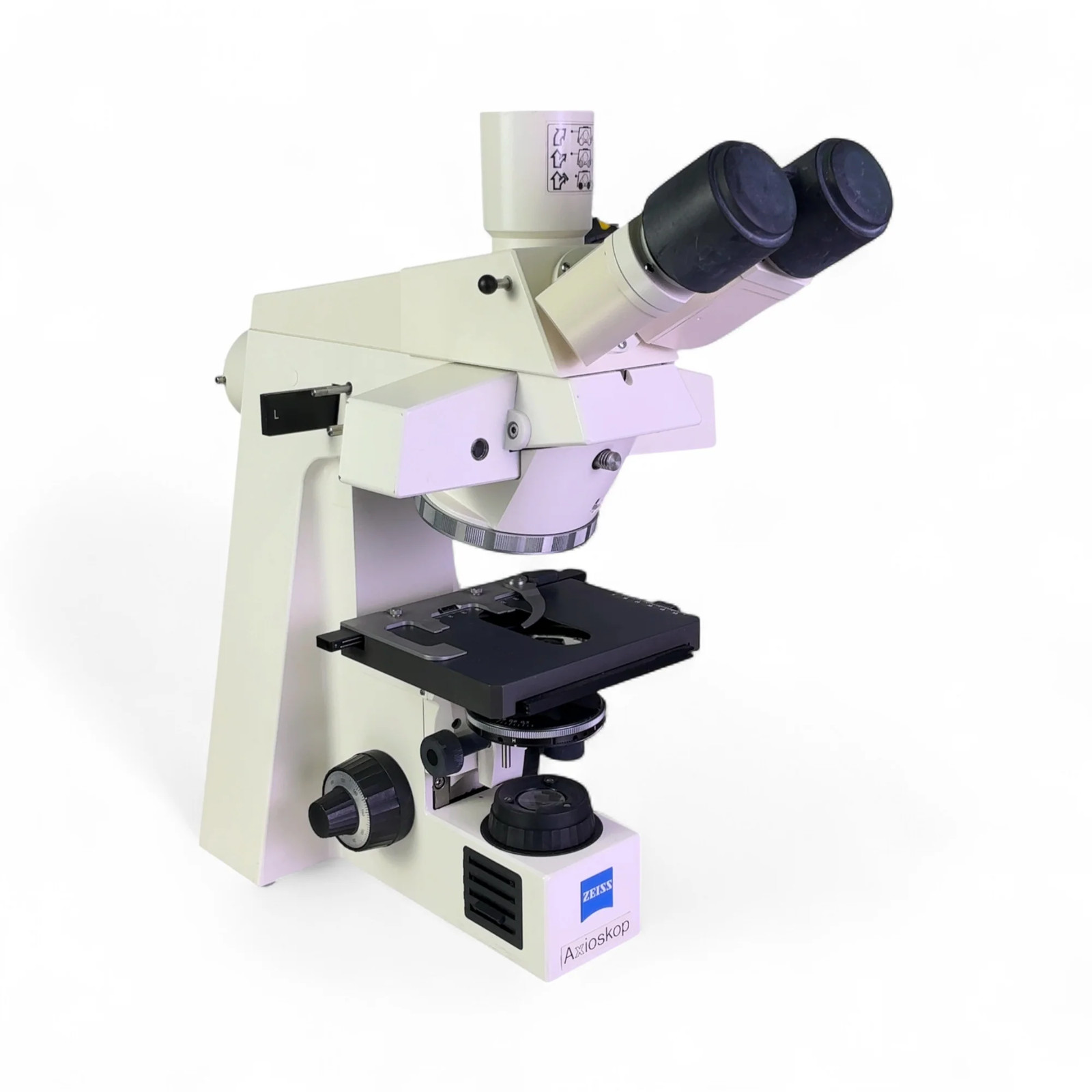 ZEISS 45 14 67 Axioskop Optical Microscope SEE DETAILS Missing Parts Best Offer!
