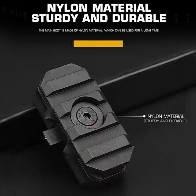 1set Tactical Helmet Side Rail Mount Adapter Military 360 Degree Guide Rotation
