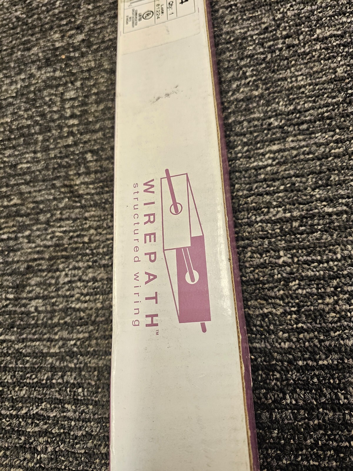 Wirepath WP-BPP-24 Rack Mount 24 Port Blank Patch Panel Black