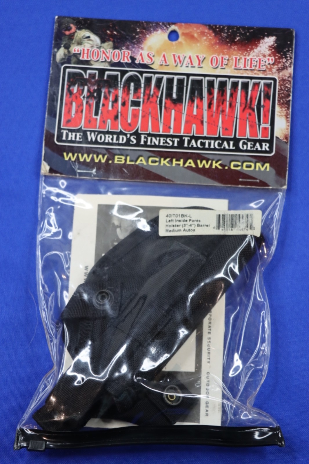 Blackhawk! Left Inside Pants Holster 3"-4" Barrel Medium Autos New In Package