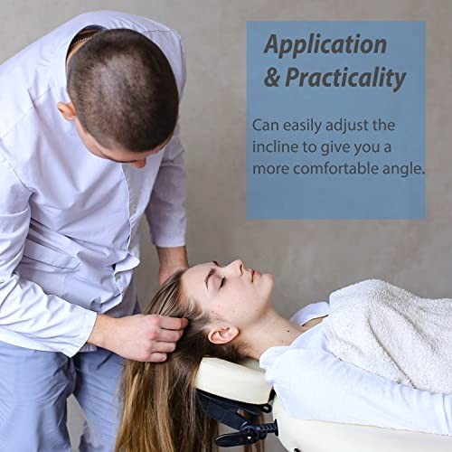 Adjustable Face Cradle for Massage Table - Durable Aluminum Headrest for Spa & T
