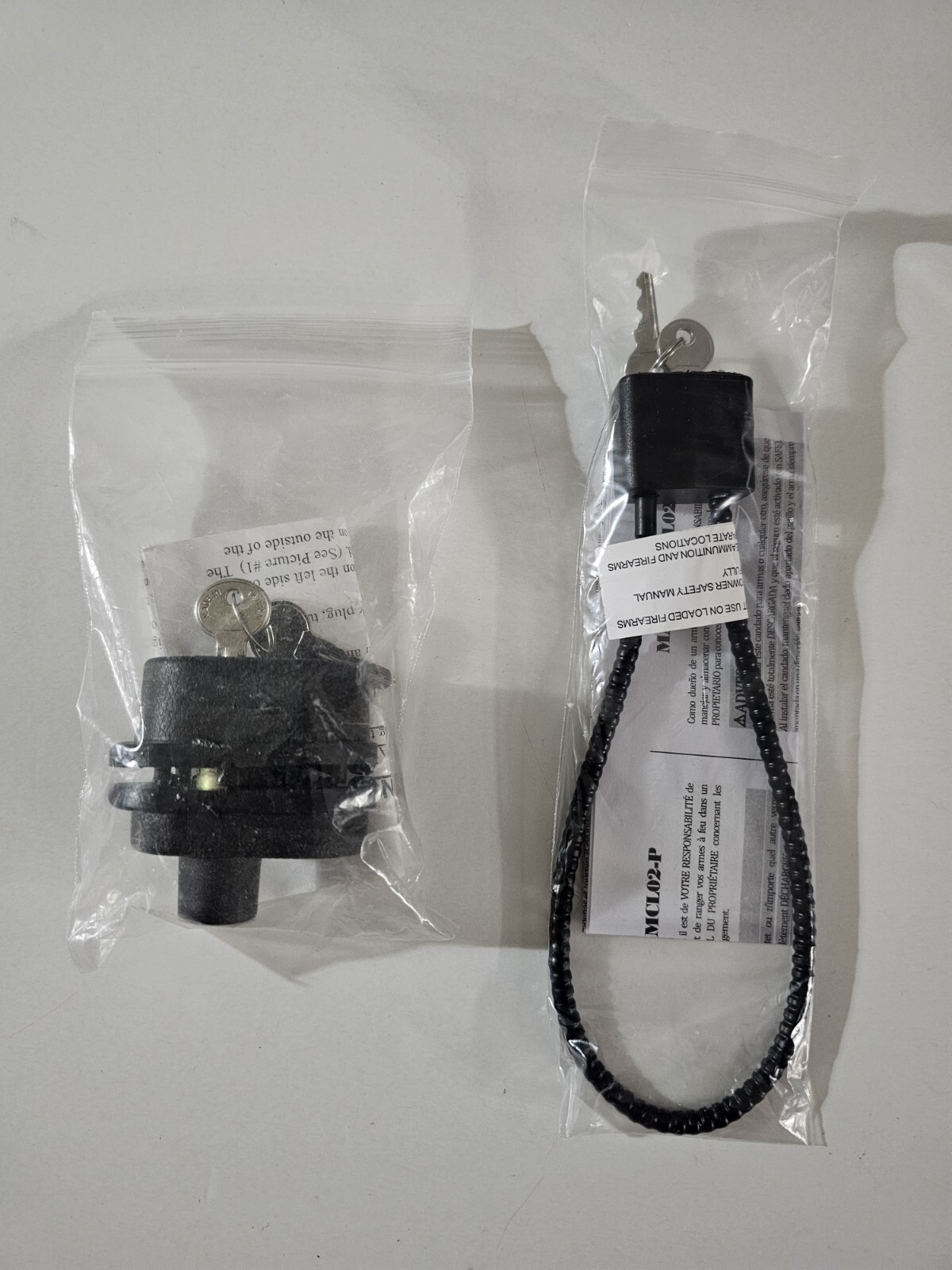 Regal M2006 Trigger Rifle/Shotgun Lock & Mascon MCL02-P Pistol Lock