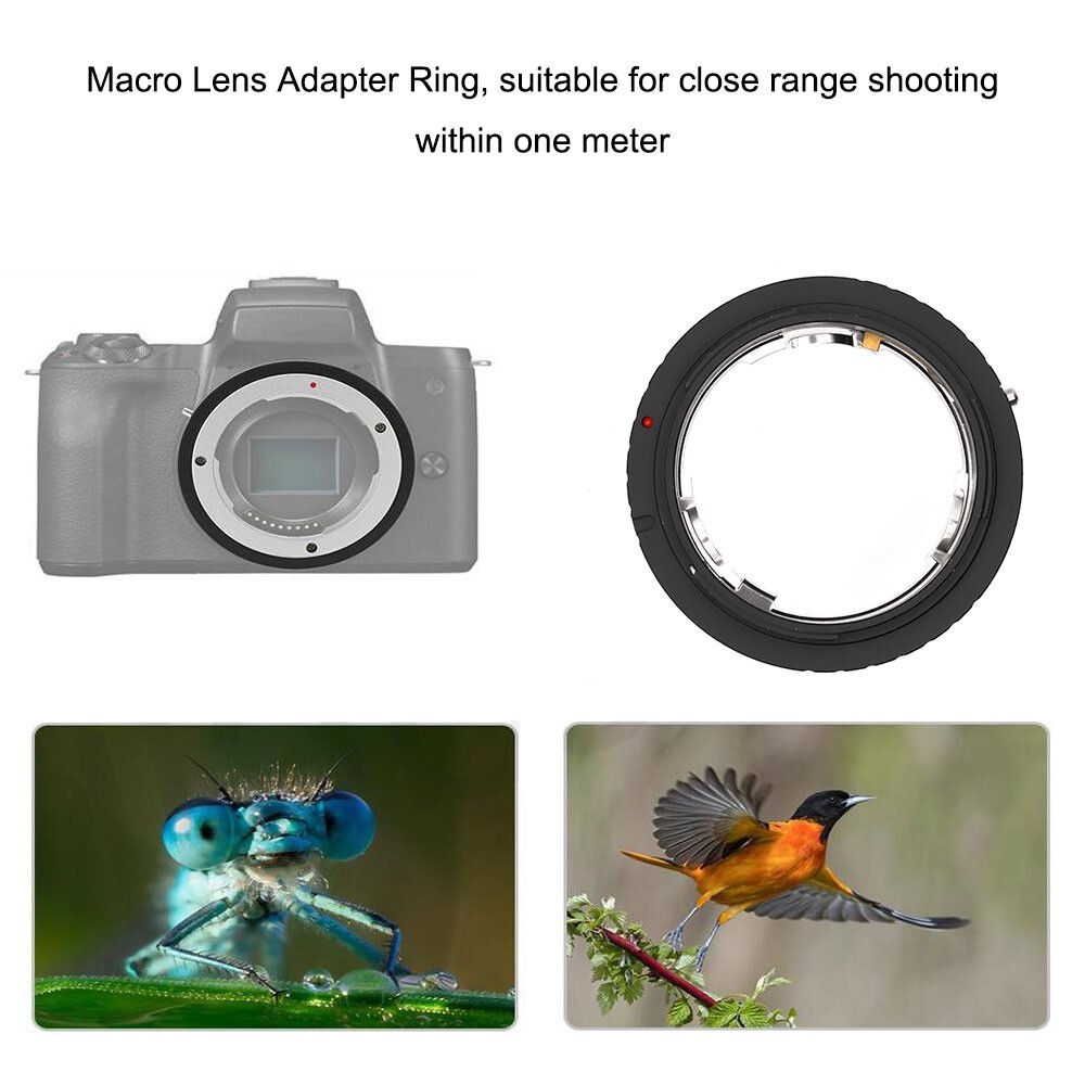 MD-EOS Metal Lens Adapter Ring for Minolta MD Lens to EF EF-S Mount EOS Camera