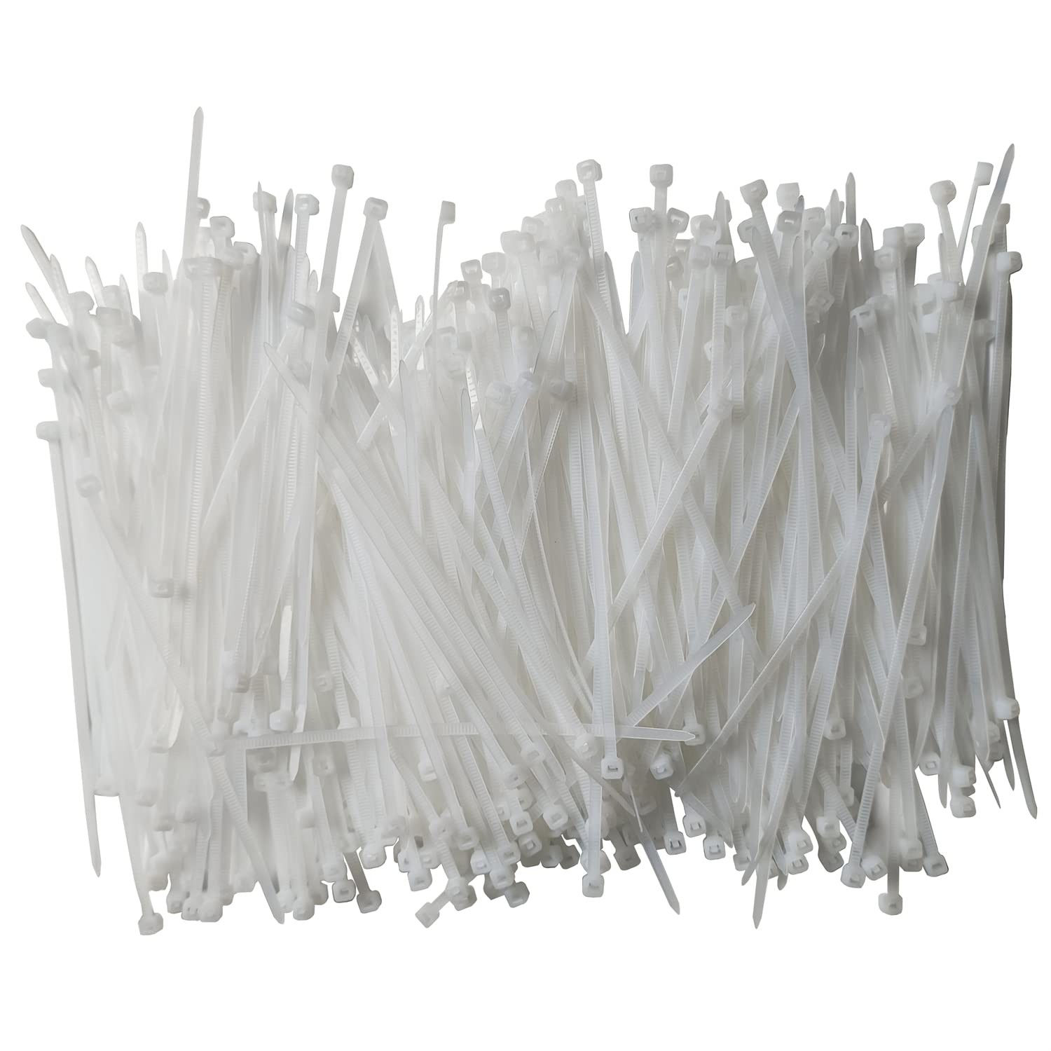 1000 Pack 4 inch Nylon Plastic Cable Zip Ties Small Wire Wraps Cable Management