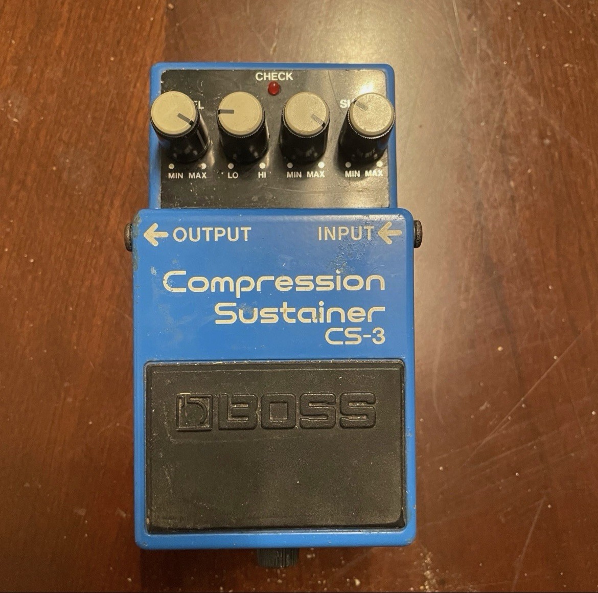 1994 Boss CS-3 Compression Sustainer Vintage CB40101 Made In Taiwan