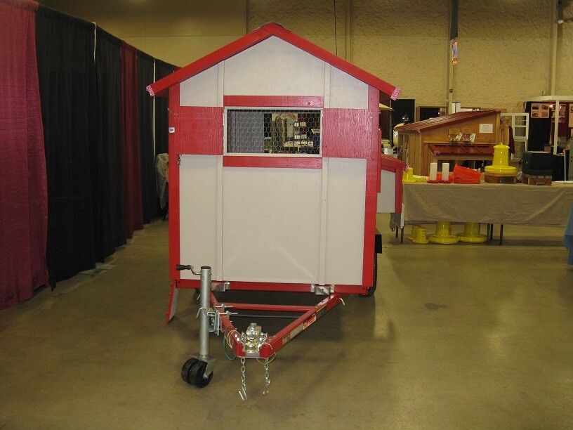 Chicken coop framing plan & material list, emailed version, Henherders wagon