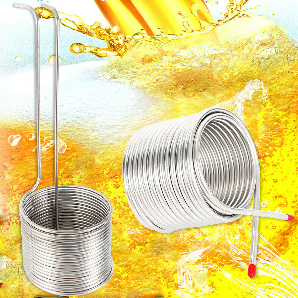 Cooling Coil Pipe for Wort Chiller Brewing Beer Immersion Stainless Steel Home