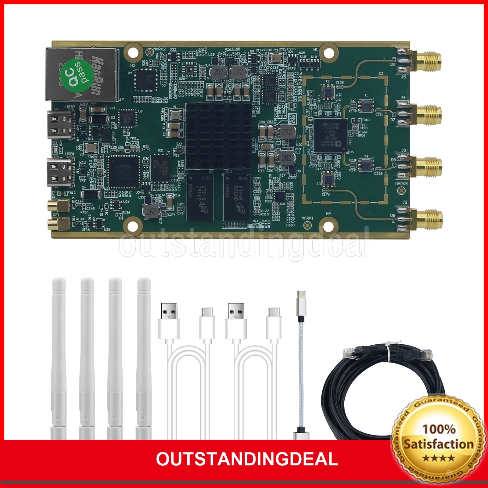HamGeek 70Mhz-6Ghz SDR AD936x XC7z020 FPGA for Libiio iioscope SDRsharp Matlab