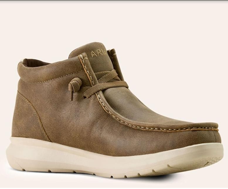 Sale!! Ariat Men's Brown Bomber Hilo Mid Moc Toe Casual Boots Medium