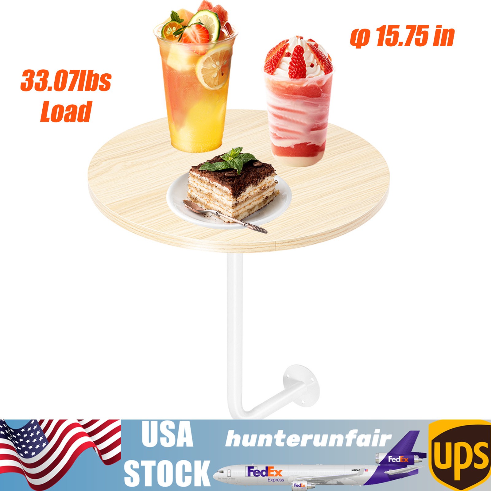 L-Type Coffee Table Bar Table Bar Height Pub Table Counter Table Wall Mounted