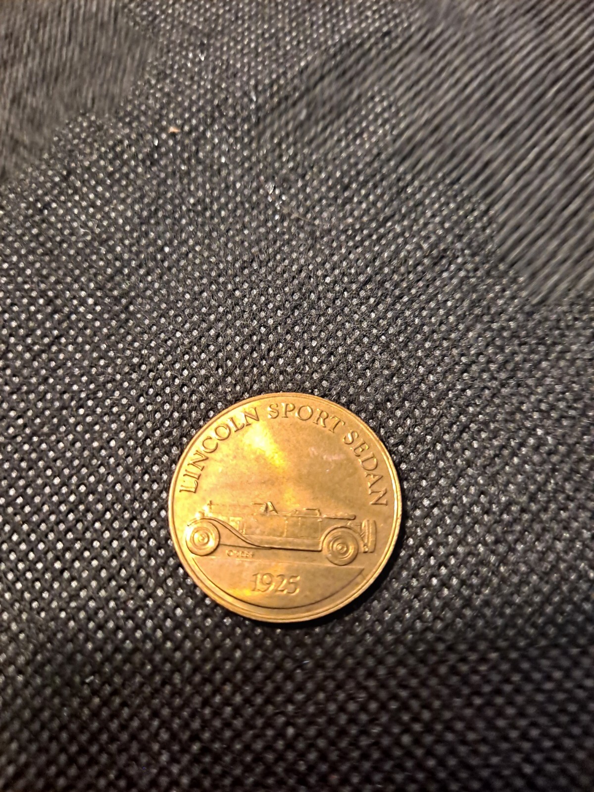 1925 LINCOLN SPORT CAR TOKEN! e6326UXX