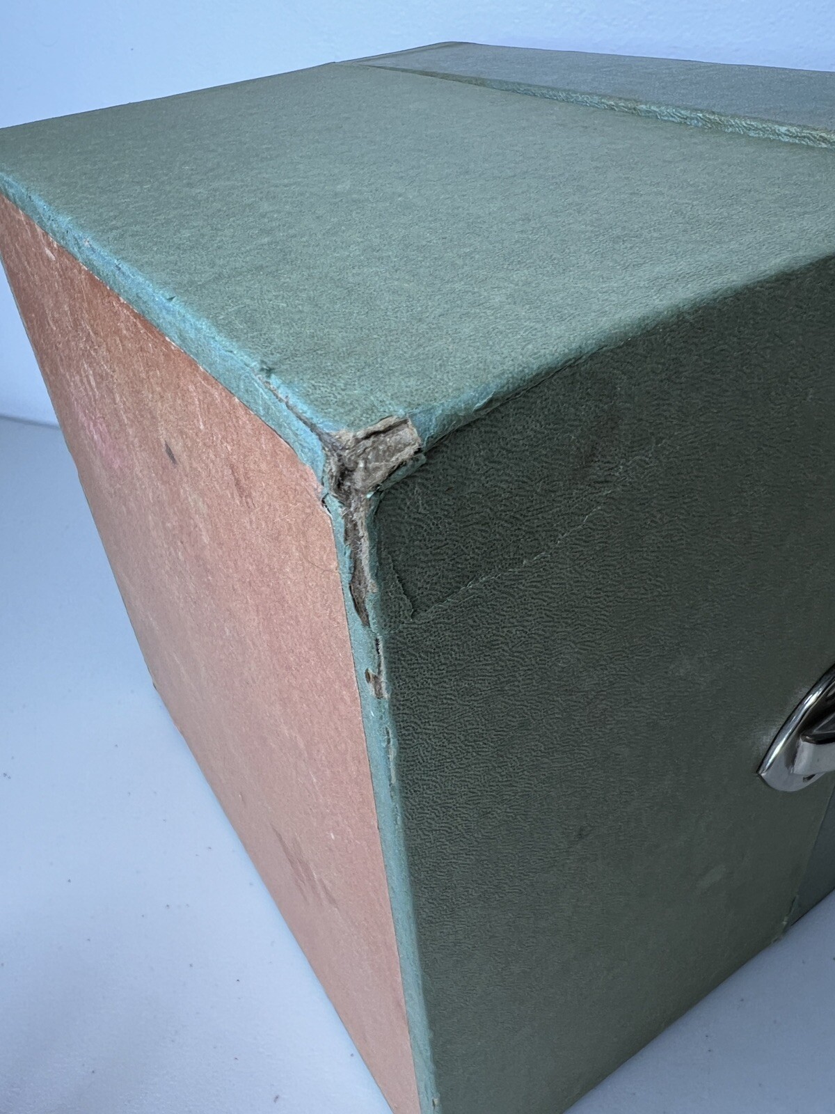 Vintage Dritz Sewing Pattern Green File Folder Box