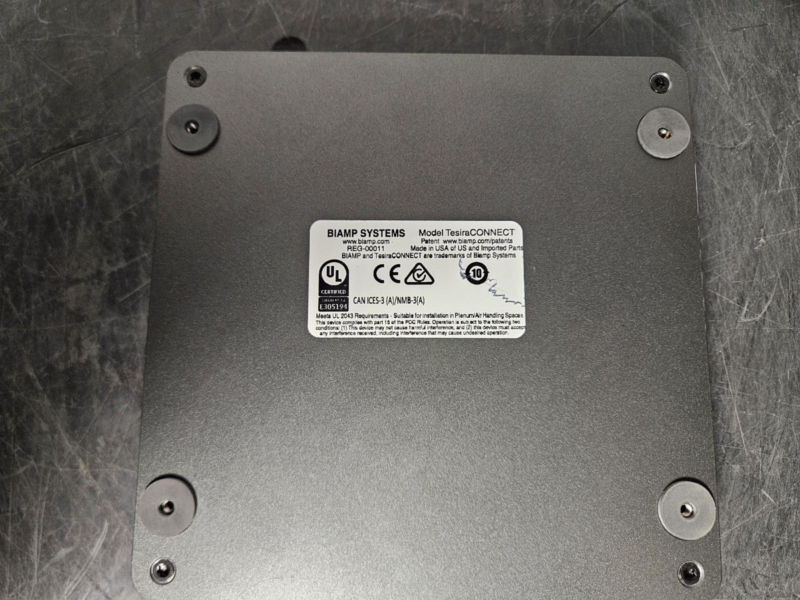 BIAMP SYSTEMS TesiraCONNECT AVB (Audio Video Bridging) Device