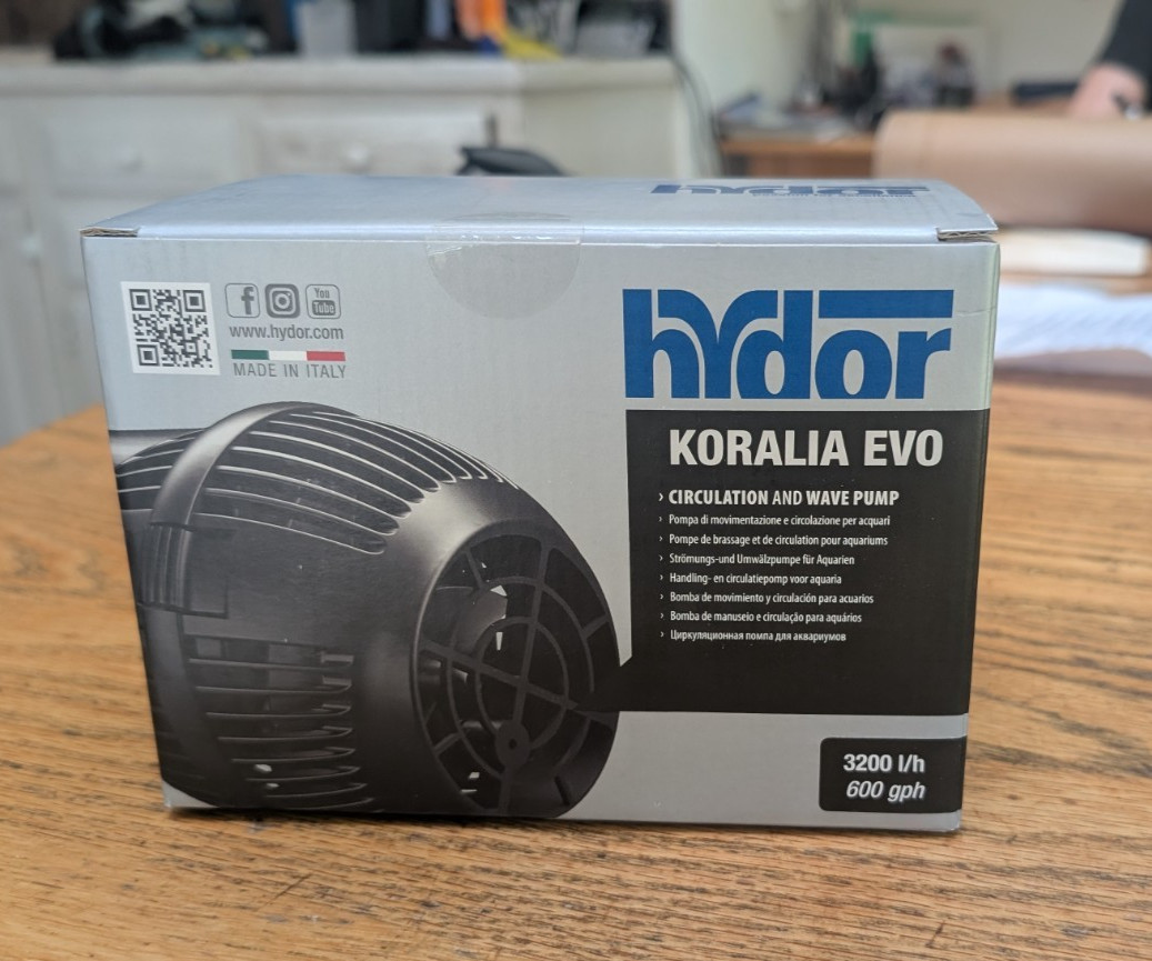hydor evolution 600 gph/3200 lph circulation and wave pump - Brand new in box.