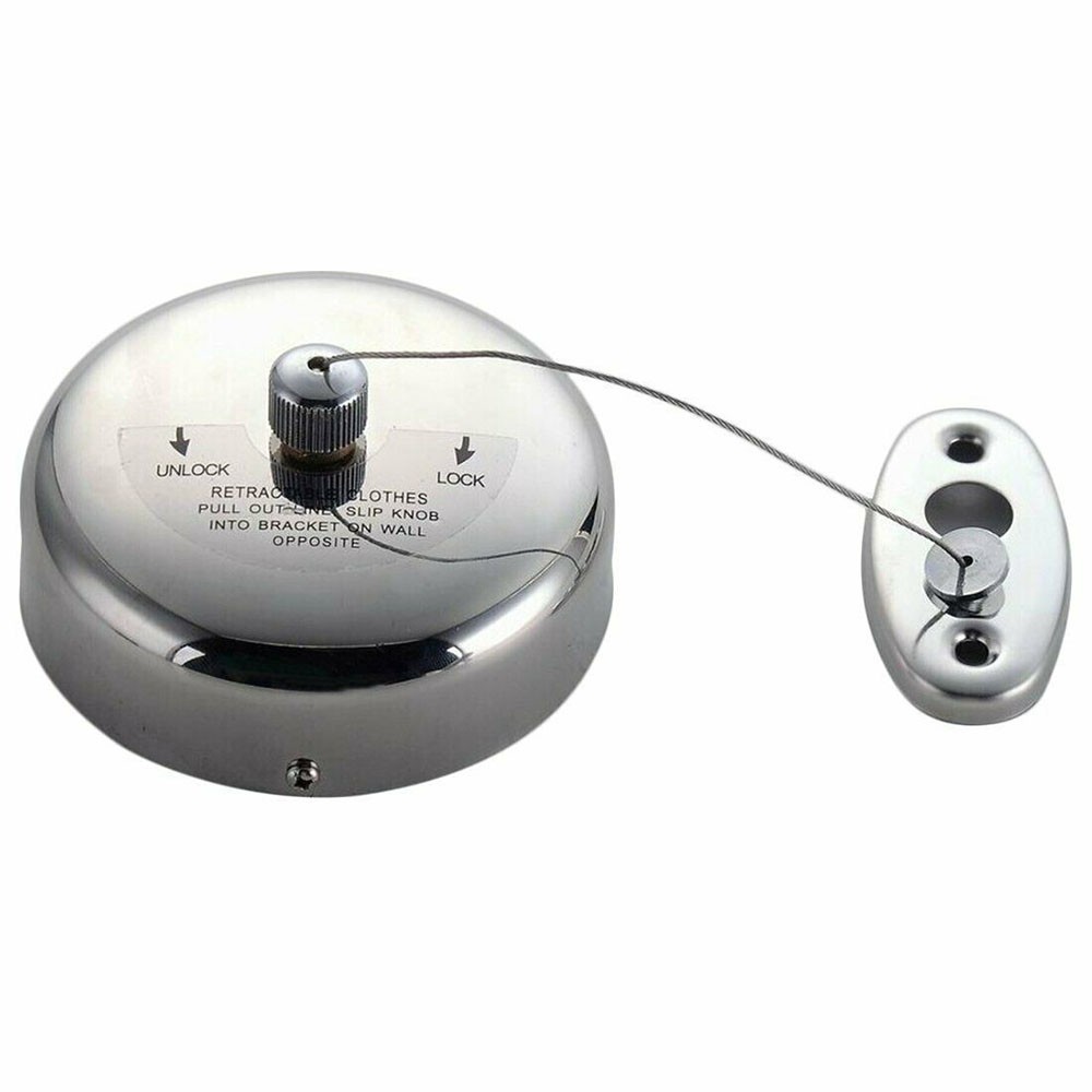 Stainless Steel Nylon Retractable Single Clothes Line for Hanging Clothes Towels